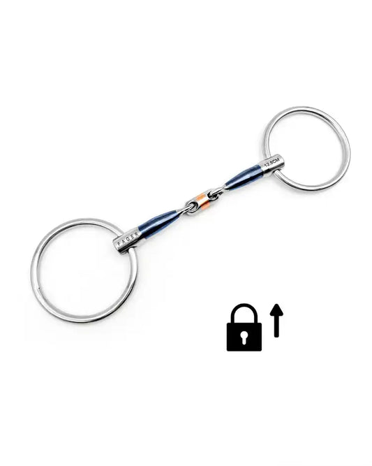 Fager Michael Sweet Iron horse bit for better contact and mouth relief, designed for sensitive horses.