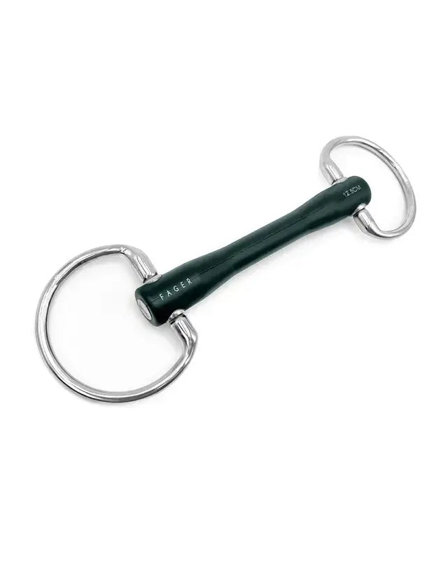 Fager Nicole Rubber Fixed Ring featuring a hard rubber mouthpiece designed for comfort and performance.