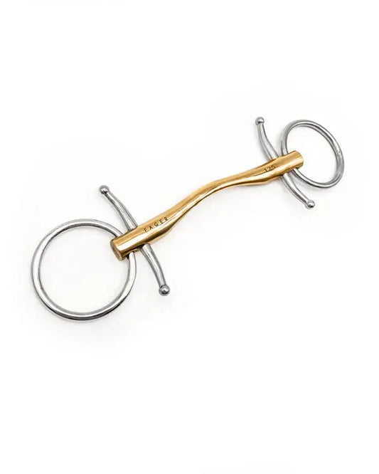 Fager Owen Baby Fulmer bit featuring Sweet Gold™ construction for enhanced horse-rider connection and performance.