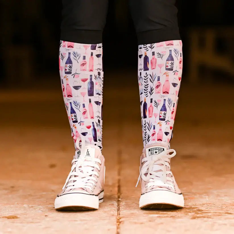 Rose All Day Riding Socks