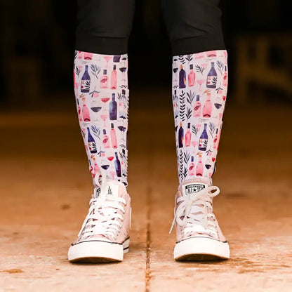 Rose All Day Riding Socks