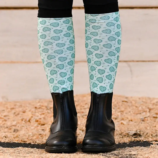 Lucky In Love Riding Socks