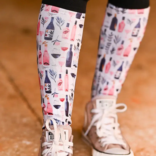 Rose All Day Riding Socks