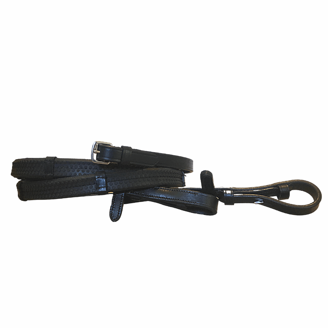 Leather & Rubber Grip Reins